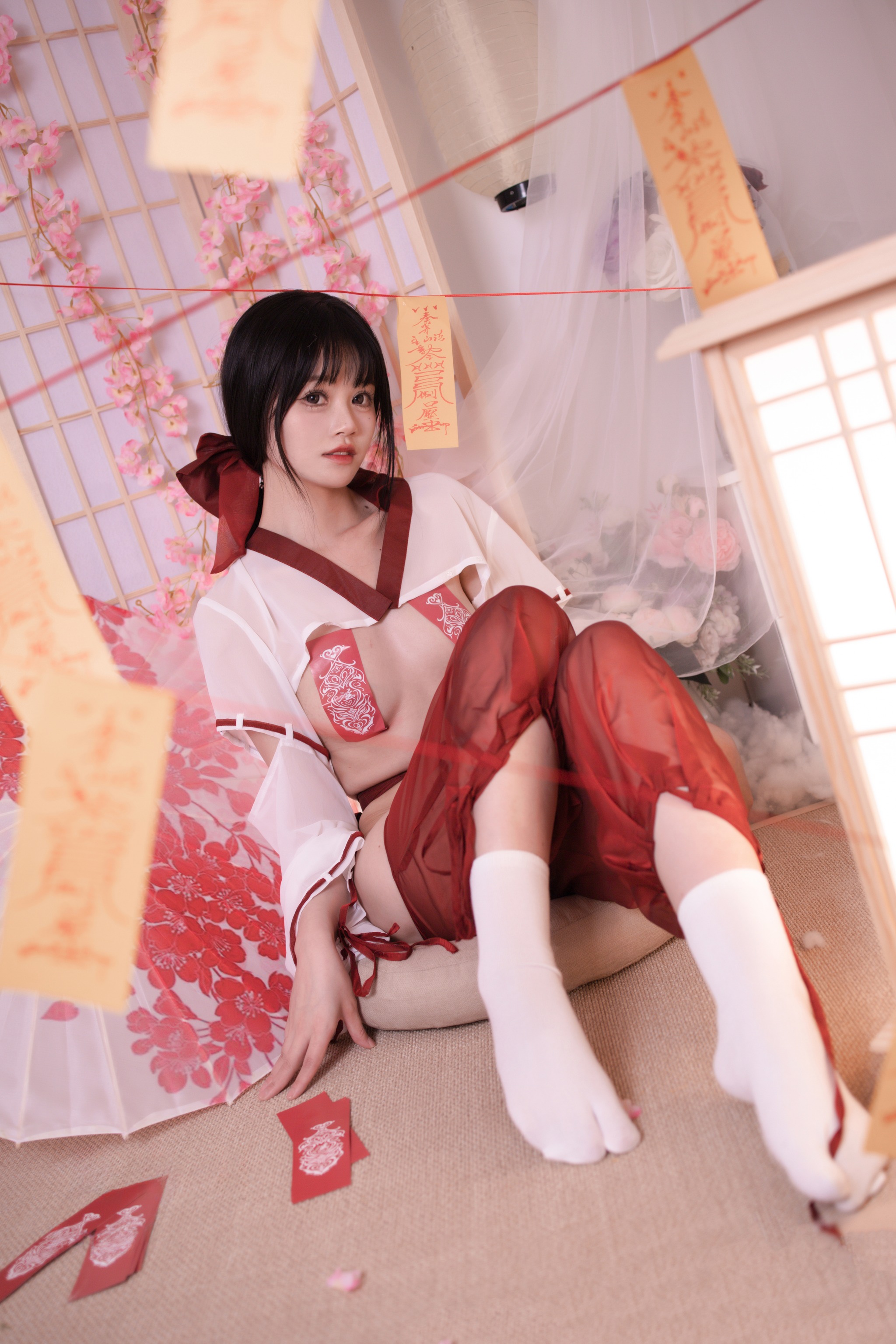 星黛鹿鹿i - NO.010 祈福巫女[56P]-XikXak